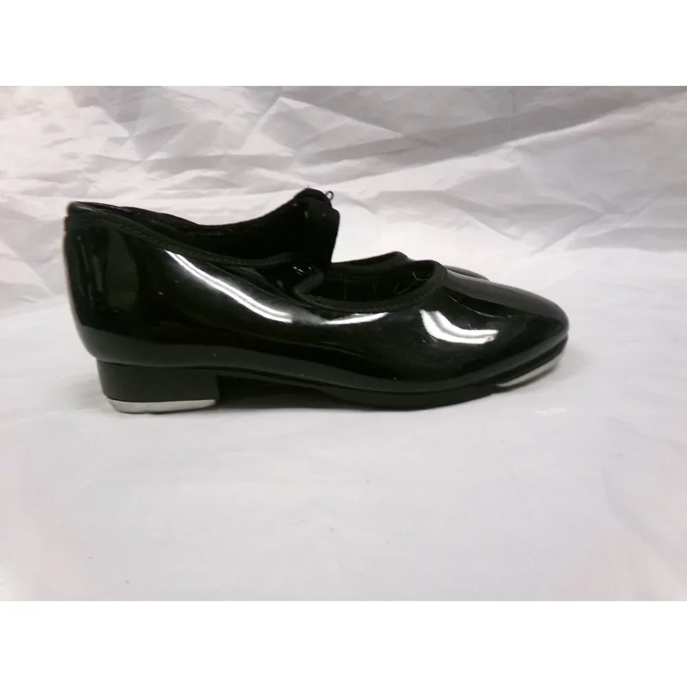 Pre-Owned Dance Tap Shoes Capezio Big Kids 11.5M Tyette Man Made Elastic Student